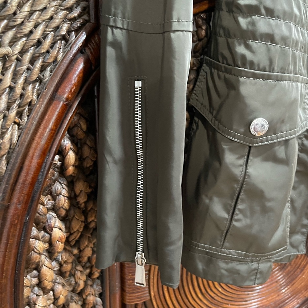 Bcbgeneration Olive Jacket With Chain Detail - image 2